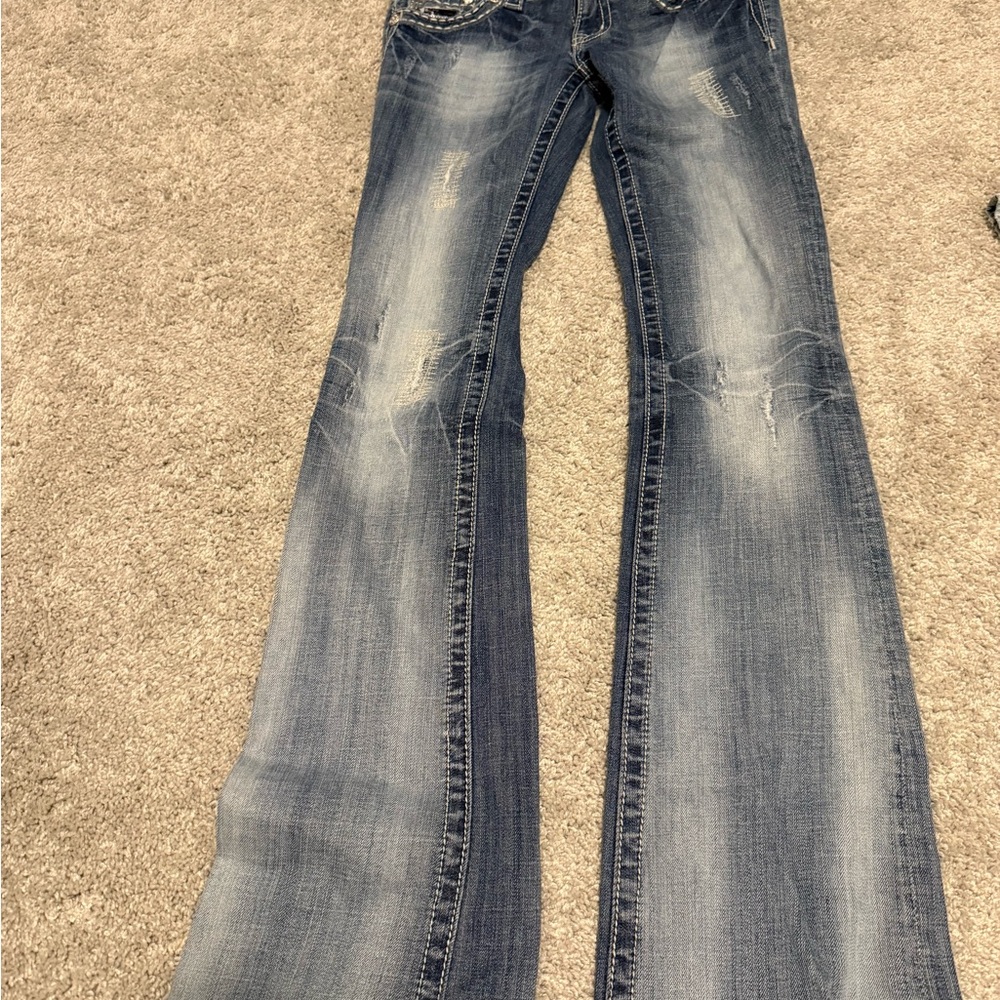 Miss Me Blue Flare Jeans